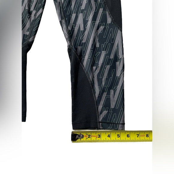 Nike Pro Hypercool Leggings Womens Medium Mesh Panels Gray Athletic running Gym - Picture 6 of 8